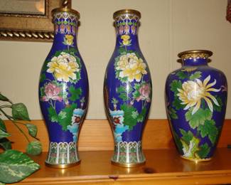 Cloisonne Vases