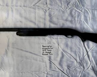 REMINGTON WINGMASTER 870 PUMP                                             12 GAUGE RAISED RIB