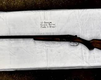 12 GAUGE DOUBLE BARREL    MADE IN BRAZIL