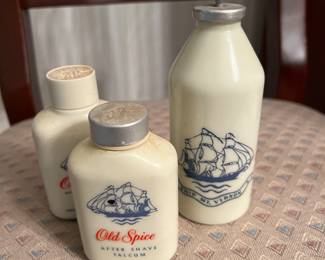 Vintage Old Spice Jars (3) available 