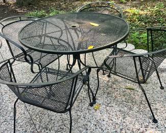 Wrought Iron Patio Set