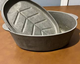 Vintage Aluminum Roaster Pan 