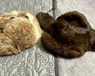 Vintage Russian fur hats