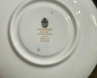 Wedgwood “Belle Fleur” china