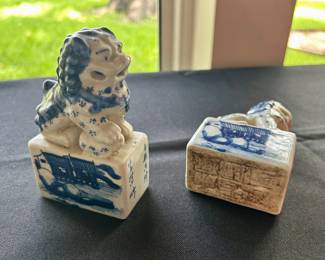 Antique Chinese Foo Dog Seals/Stamps