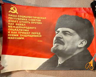 Vintage Soviet Propaganda poster