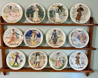 Lovely “Women of the Century” plate collection 