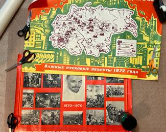Vintage Soviet propaganda posters