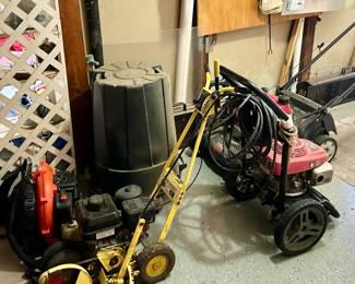 Lawn equipment & lots of power tools 