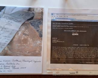 Information pertaining to the ancient terracotta statues.