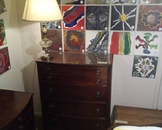 Dixie furniture 4 drawer tall dresser. Mid century and in great shape.