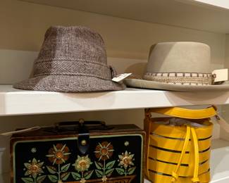 Stetson Hat, Pendleton Hat, Enid Collins Purse, Free People Leather Purse