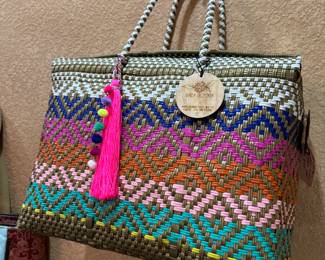Maria Victoria Basketweave Purse (new)