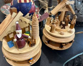 German wood music boxes