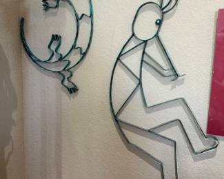 Metal southwest wall art