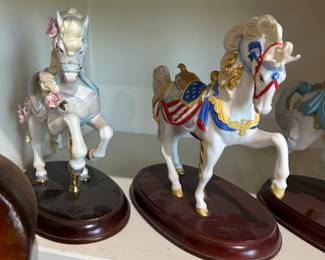 Carousel Horse Figurines
