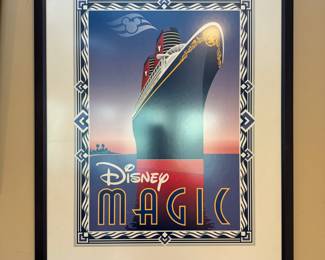 Disney Magic signed poster