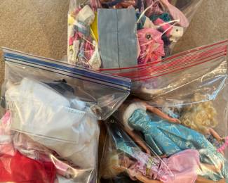 Barbies and clothing