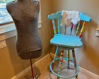 Chair and Dress Form