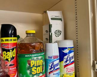 Garage chemicals/ cleaning supplies