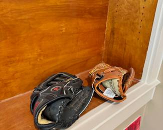 baseball gloves
