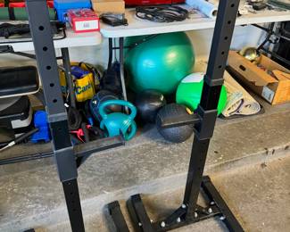 Bench workout stand