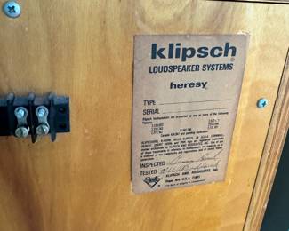 Klipsch Speakers