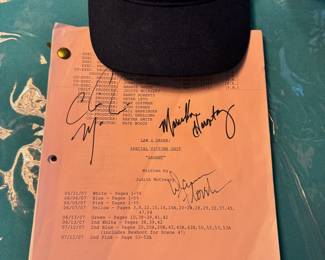 Signed Law and Order Script 