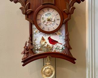 Bradford Exchange, Lena Liu "Moments to Cherish" Cuckoo Clock