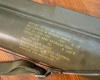 US Military M72A2 Anti-tank 66MM Rocket Launcher - INERT