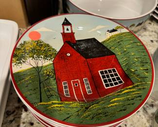Brandon House "Country Life" Plates