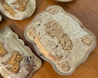 Vintage Rodeo Belt Buckles