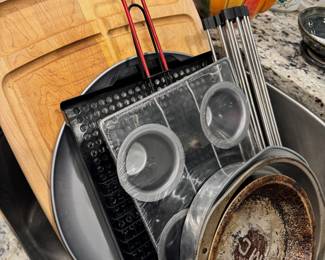 Cutting boards and metal bakeware