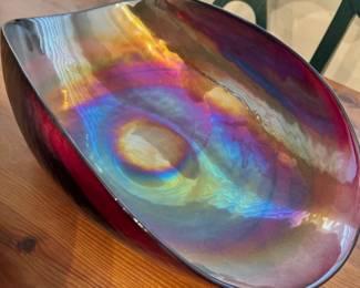 Crate and Barrel Colored Bowl