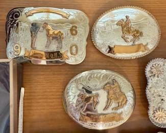 Vintage Rodeo Belt Buckles
