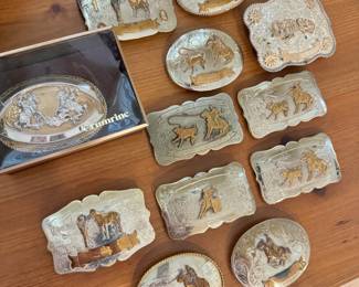 Vintage Rodeo Belt Buckles