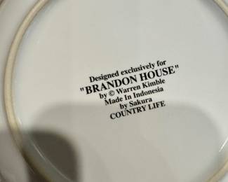 Brandon House "Country Life" China Set