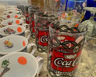 Mugs, Coca Cola Glasses