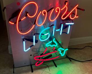 Coors Light Neon Sign