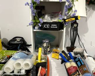                           Painting supplies and tools