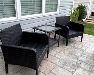                                       Three piece patio set