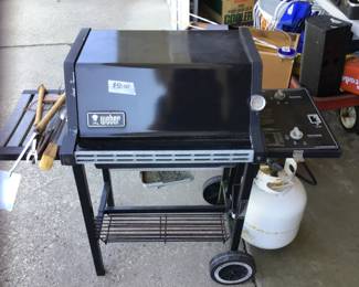 Weber grill includes tank
