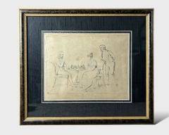 John HB Doyle "A Game at Chess (Again) The Queen In Danger" Antique Framed Print High Quality Framing