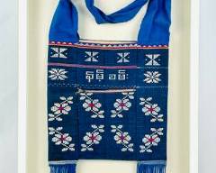 Vintage Framed Handwoven Embroidered Monk Bag