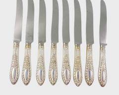 Fine Sterling Silver Knifes Stainless Steel Blades 552 Grams