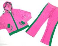 Vintage LILLY PULITZER 2pc Pink And Green Tracksuit Size M