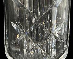 Fine ORREFORS Signed 4359 Heavy Crystal Cross Cut Vase