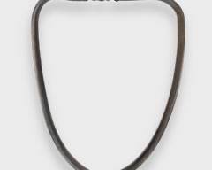 Fine Oxidized Sterling Silver Snake Chain Necklace 18