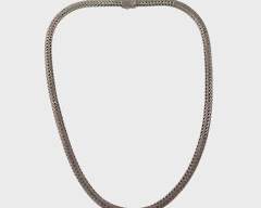 Fine John Hardy Sterling Silver Woven Wheat Necklace