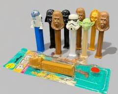 Lot of 10 Vintage 1997 Star Wars PEZ Dispensers